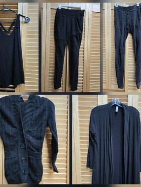 Lot of size small clothing from Nomads Hempwear and one from Blue Canoe